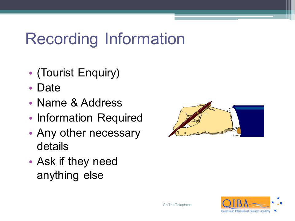 Recording Information