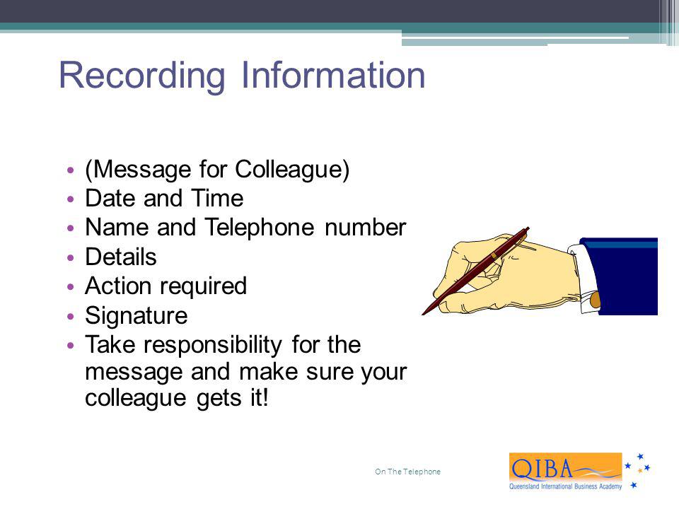 Recording Information