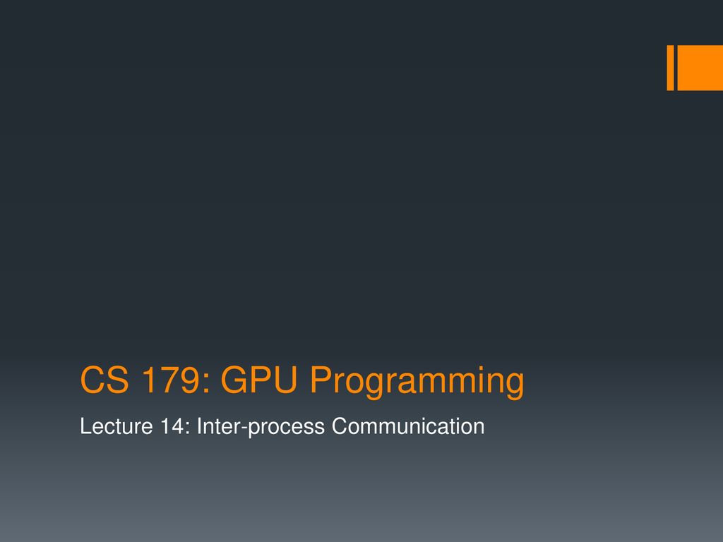 Lecture 14: Inter-process Communication - ppt download