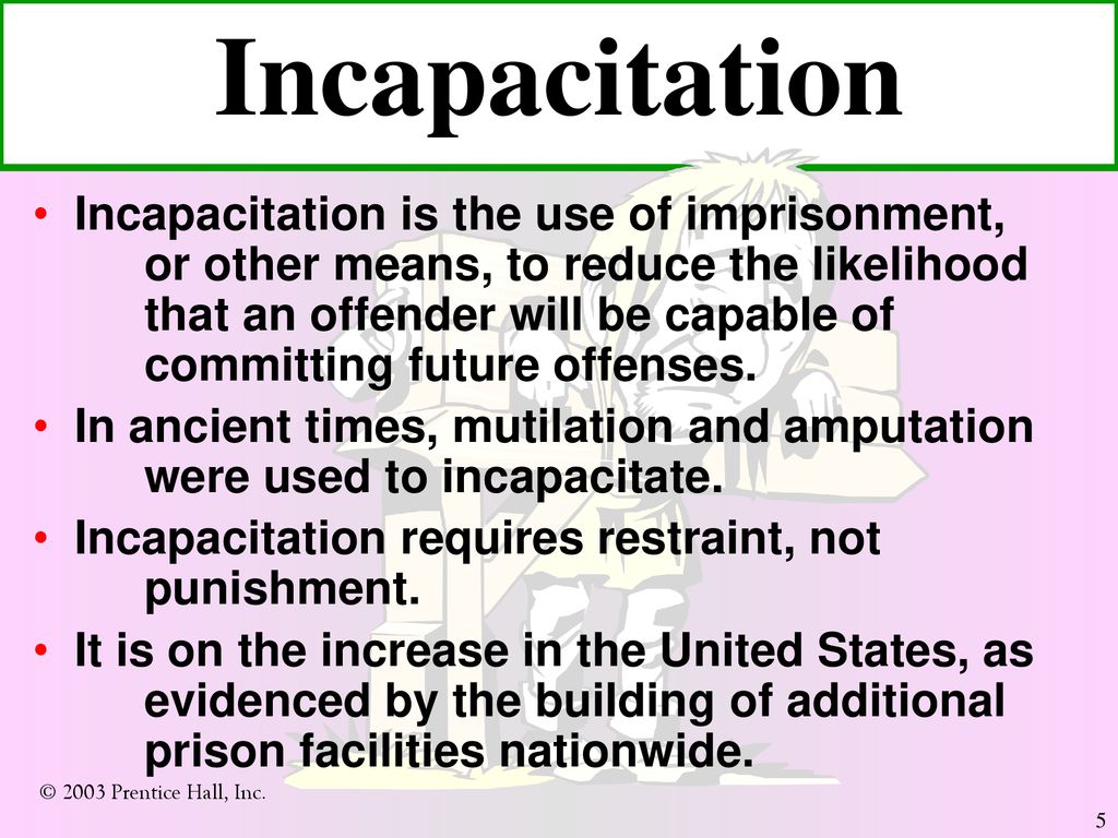 incapacitation criminal justice