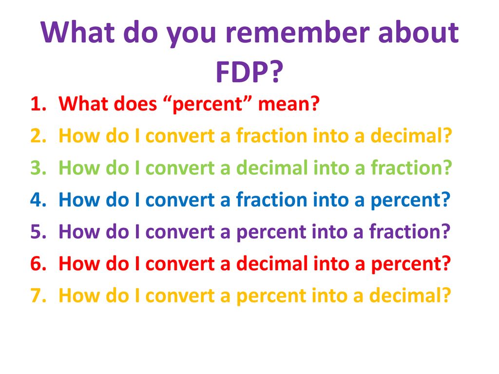 Fractions Decimals And Percents Ppt Download fractions-decimals-and-percents-ppt-download