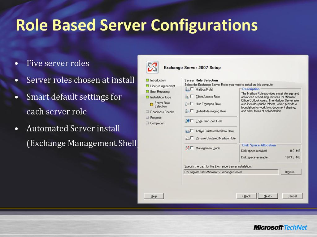 Exchange 2007 overview eileen brown technet ppt download