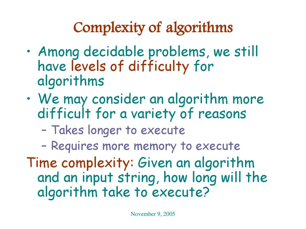 CSCI 2670 Introduction to Theory of Computing - ppt download