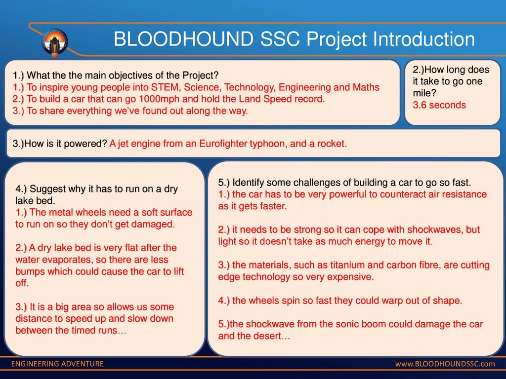 BLOODHOUND SSC Project Introduction Ppt Download bloodhound-ssc-project-introduction-ppt-download