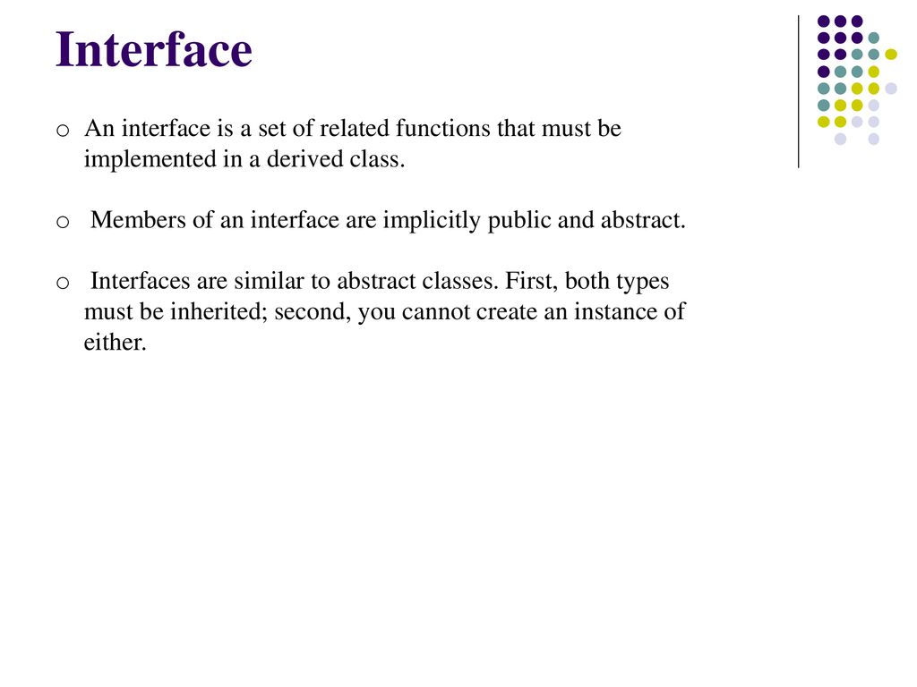 Abstract Classes Akeel Ahmed Ppt Download