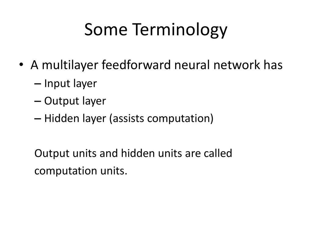 Cs621 artificial intelligence lecture 17 feedforward network lecture