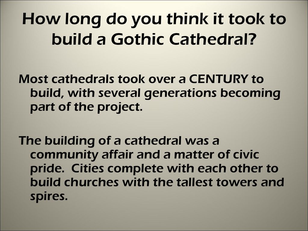 Gothic Cathedrals. ppt download
