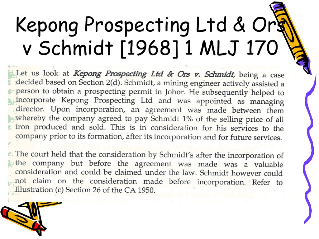 Kepong Prospecting Ltd V Schmidt Case