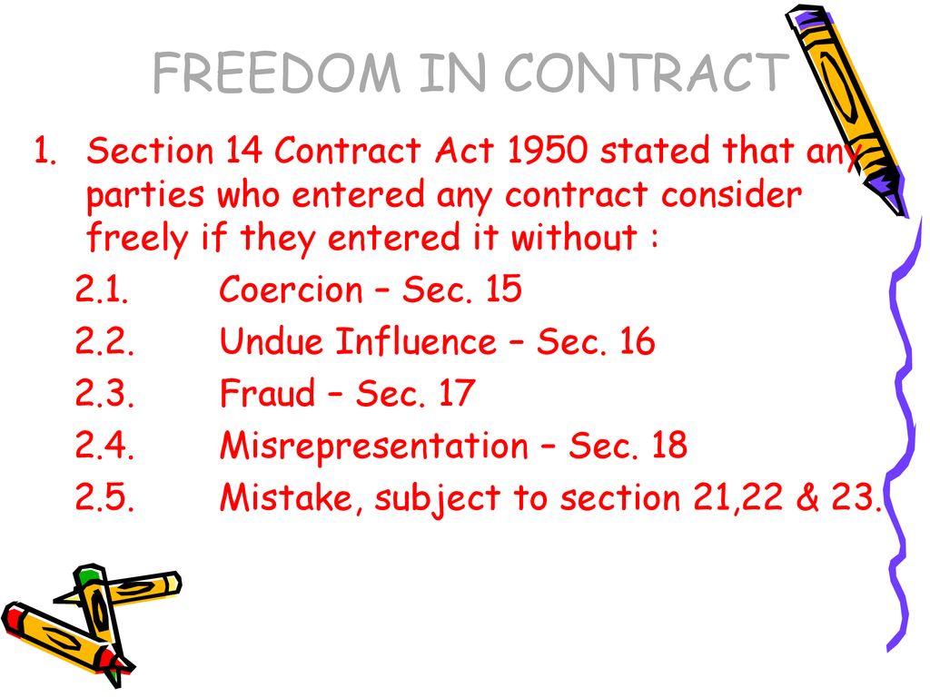 Contracts act 1950