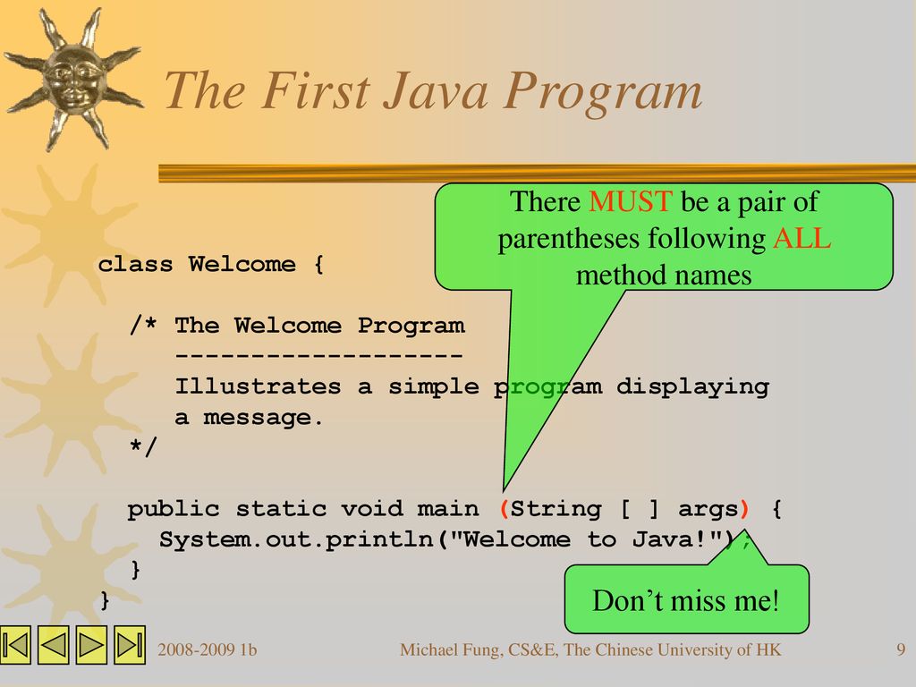 Hands-on Introduction to JAVA - ppt download