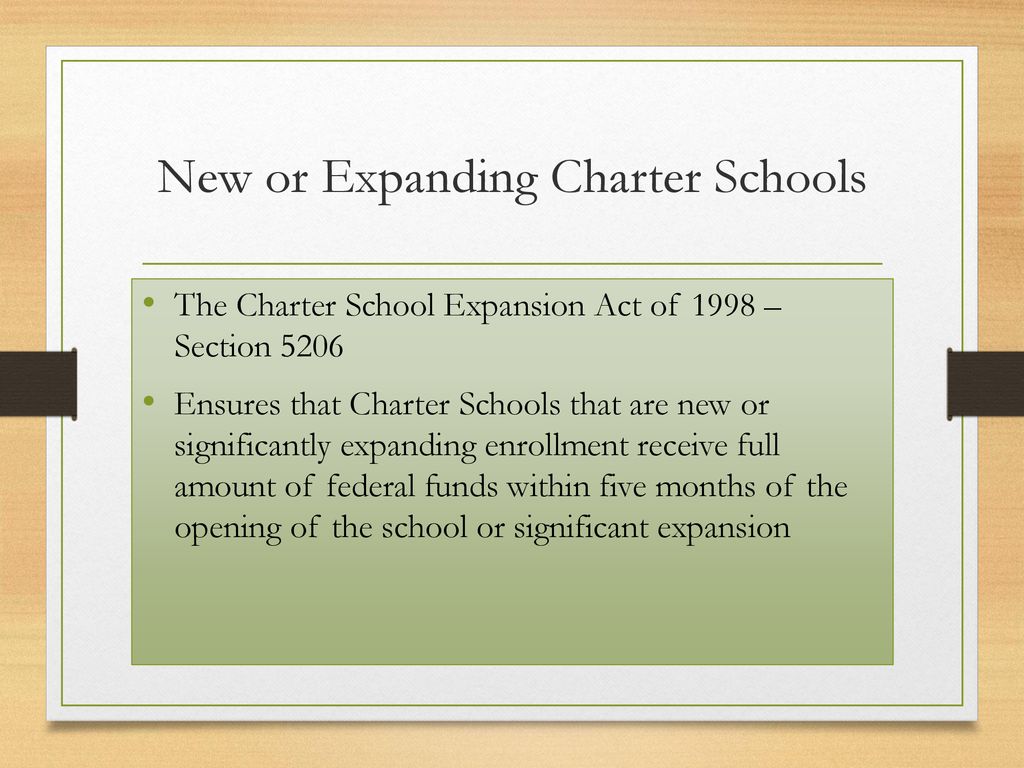 Administering Federal Programs-A Charter School Perspective - ppt download