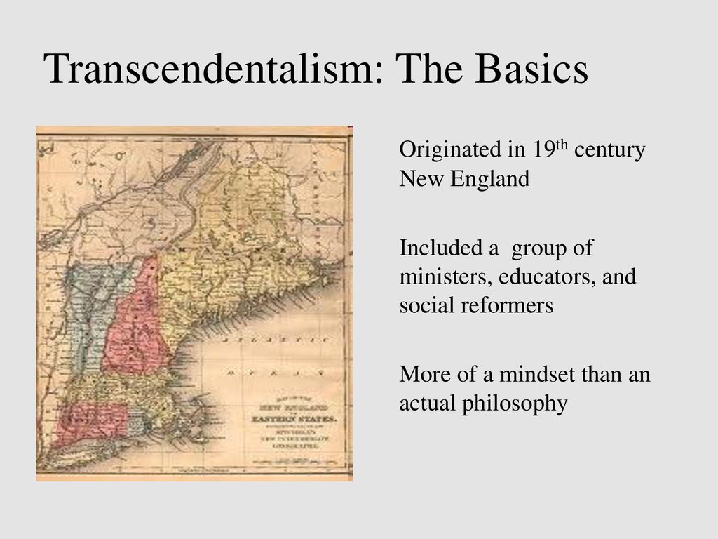Transcendentalism: The Basics