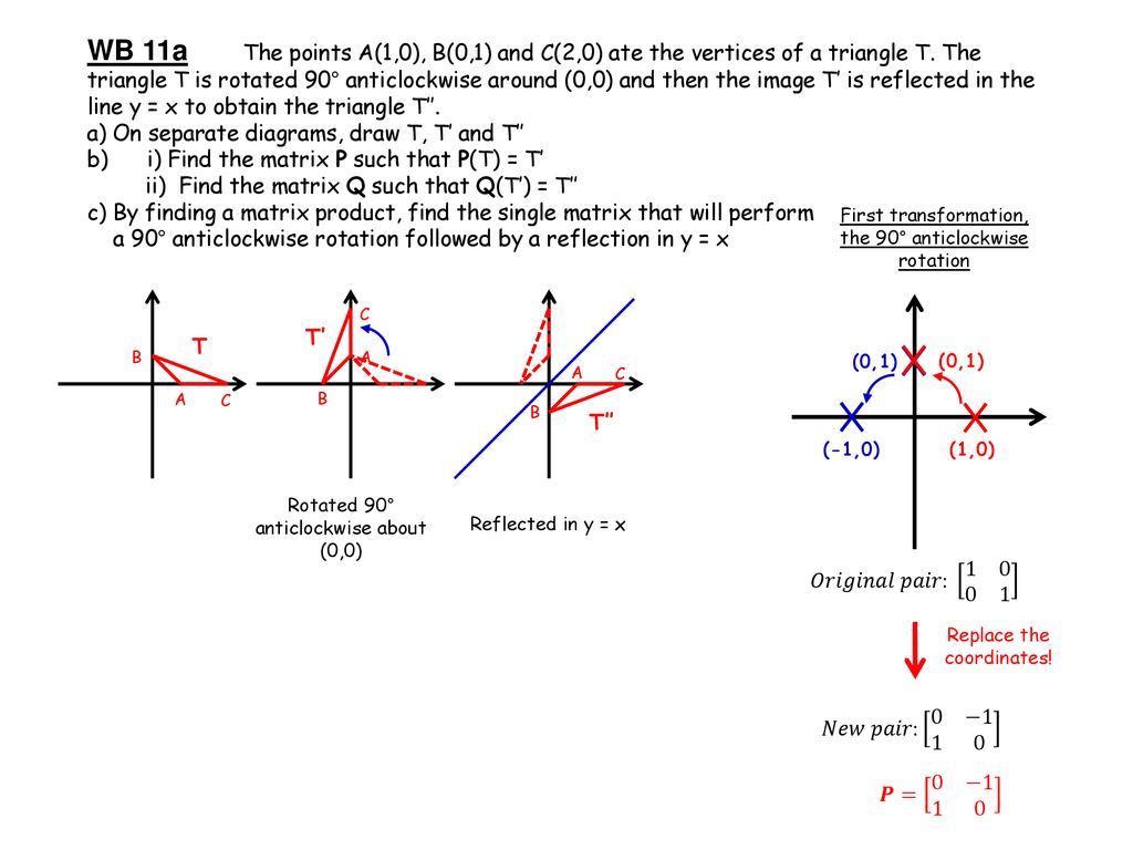 Fp1 Matrices Transformations Ppt Download