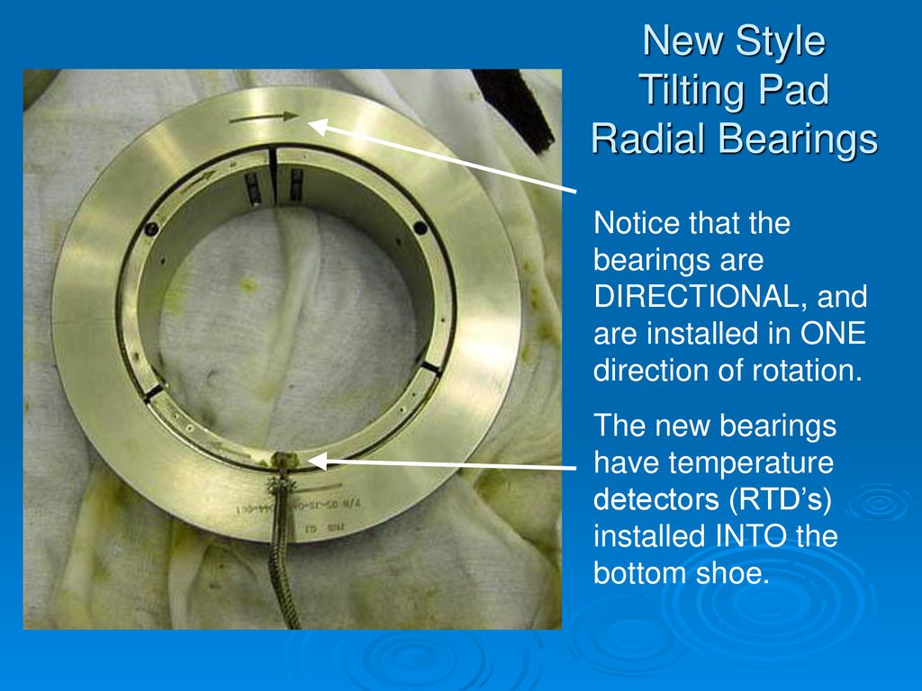 New Style Tilting Pad Radial Bearings