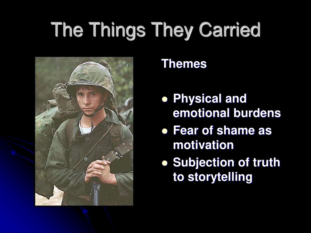 role of women in the things they carried