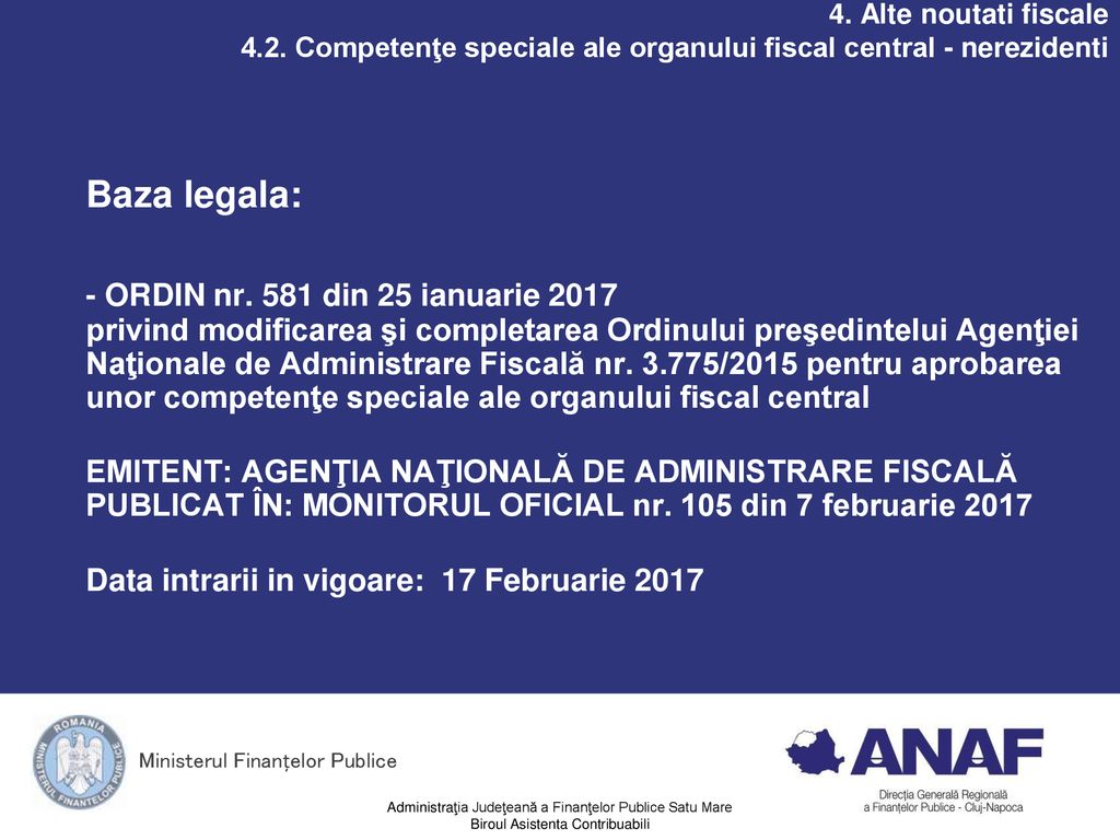 Data Intrarii In Vigoare 01 Februarie Ppt Download