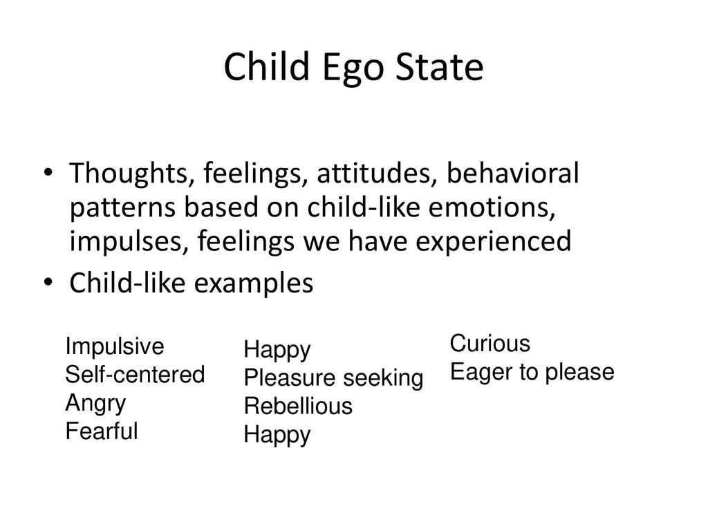 child ego state example