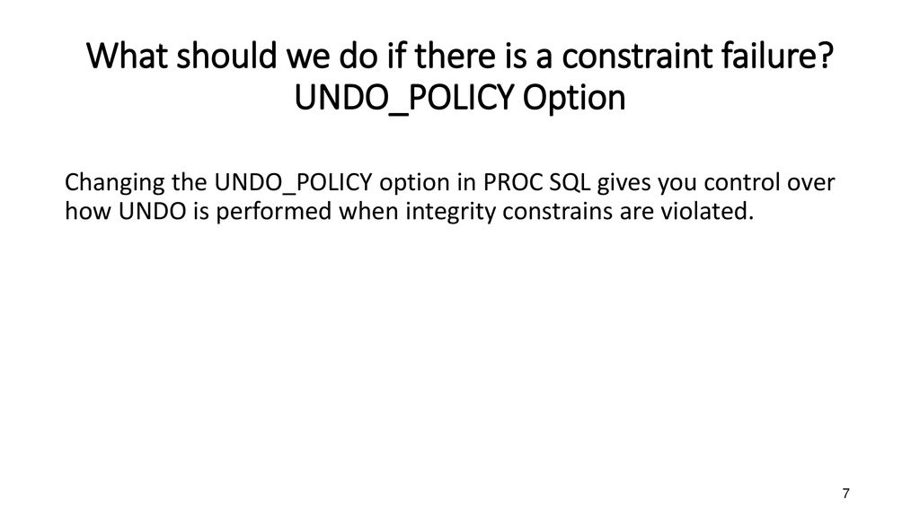 Integrity constraints ppt download