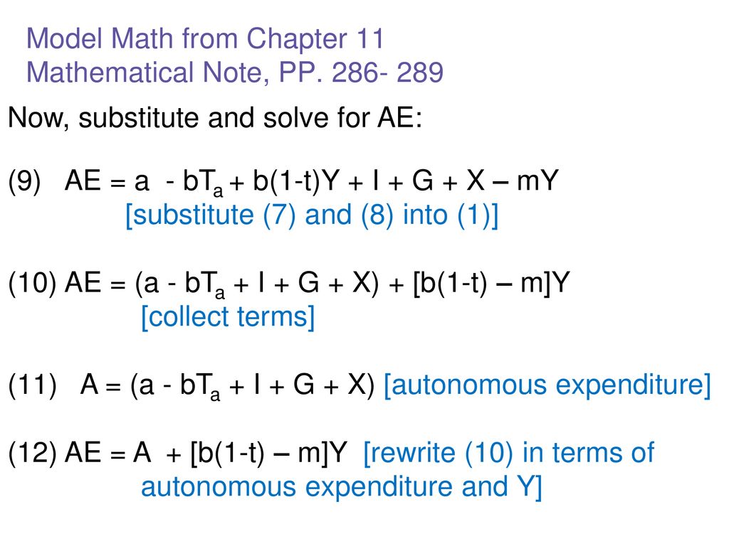 Chapter 11 Part 2 Basic Keynesian Model Ppt Download