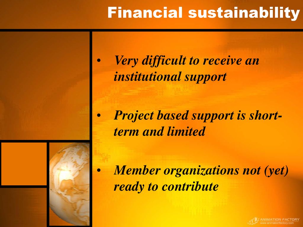 Financial sustainability