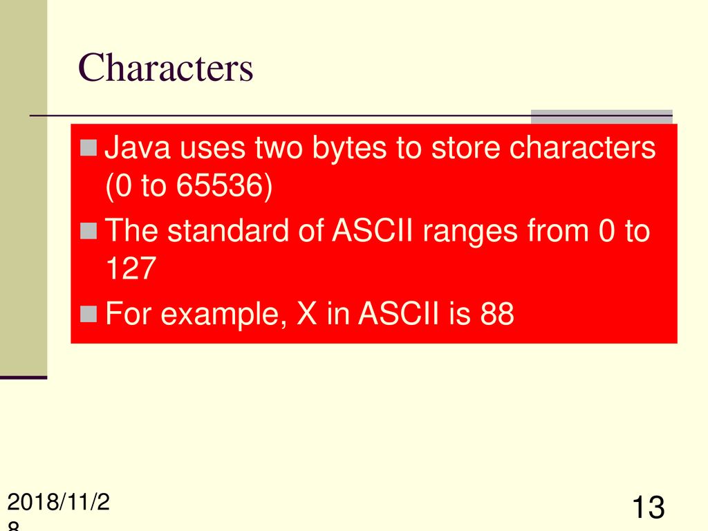 An overview of java data types and variables ppt download