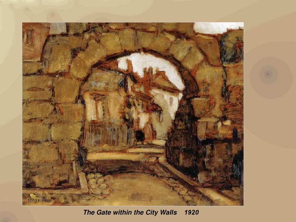 1920 The Gate within the City Walls