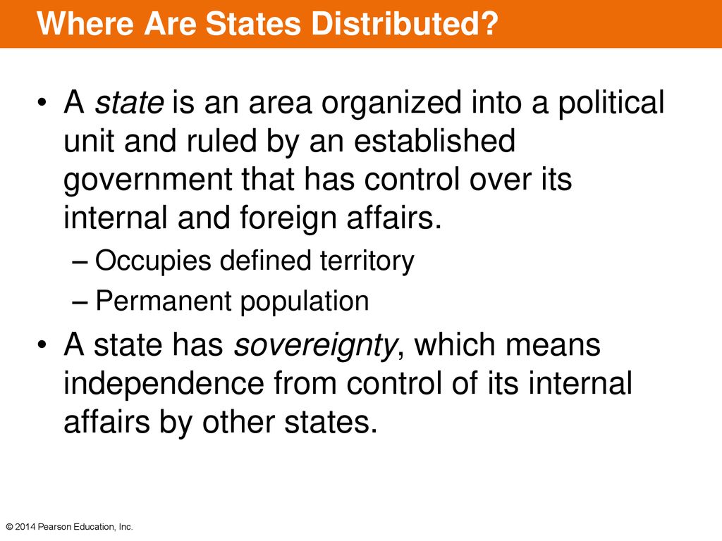Where Are States Distributed