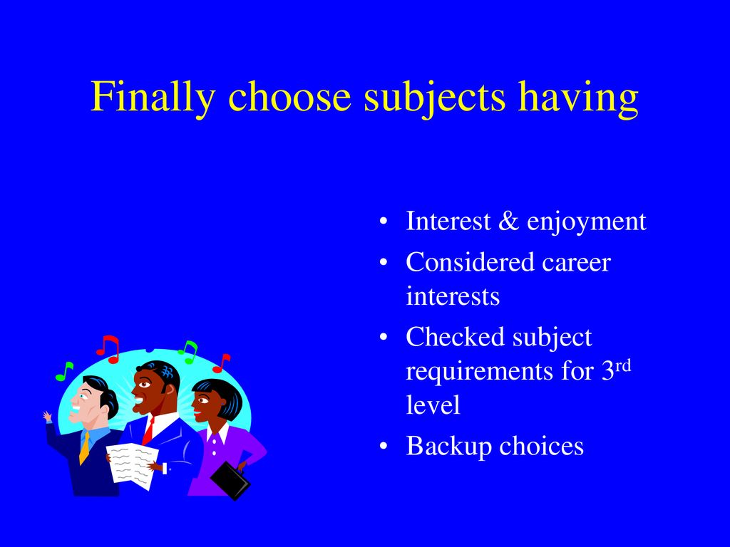 Subject choice for senior cycle ppt download