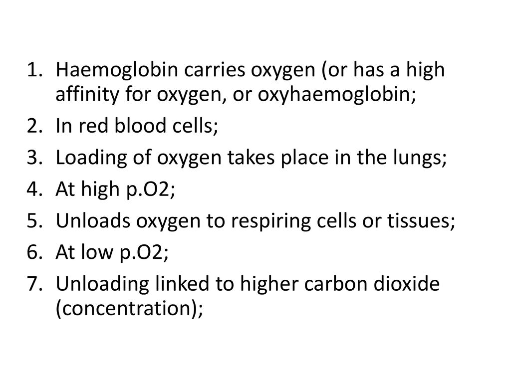 When haemoglobin unloads oxygen, its affinity for oxygen decreases. So it  should get progressively easier to release each oxygen molecule. However,  in reality, it gets progressively harder to unload the oxygen although