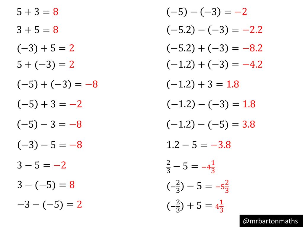 Negative Numbers Adding Subtracting Together Ppt Download Negative Numbers Adding Subtracting Together Ppt Download