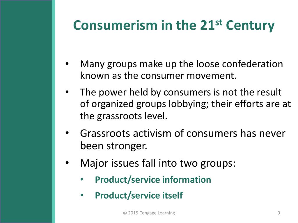 Consumerism in the 21st Century