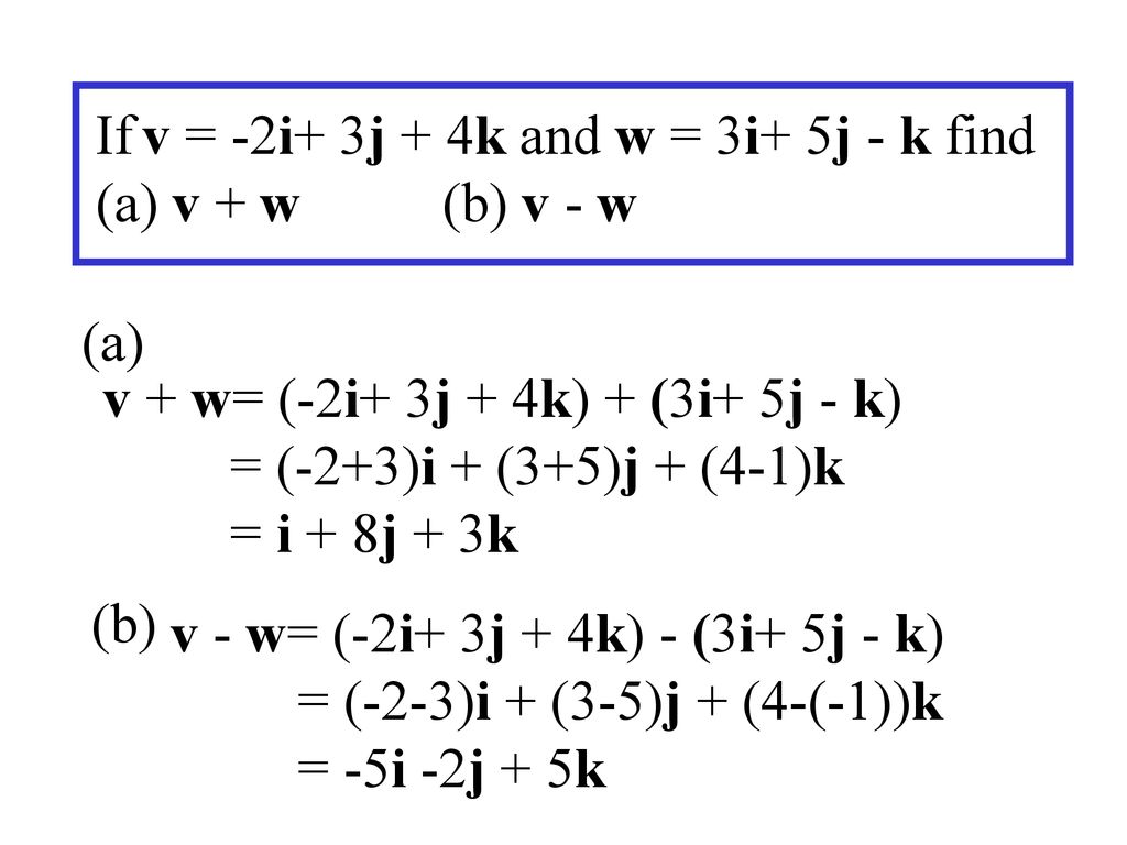 8 6 Vectors In Space Ppt Download