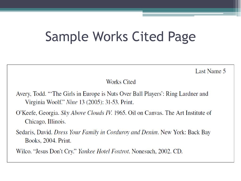 Works cited parenthetical citations and more dr atkins jeff boykin