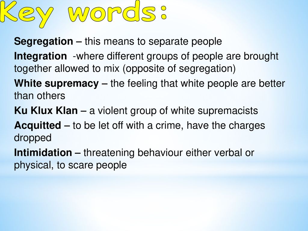 Civil Rights Movement 1950s. ppt download