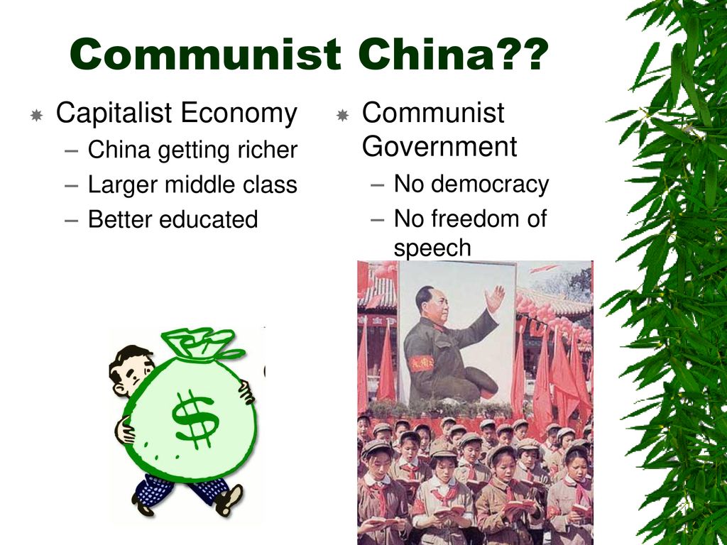 Communist China Capitalist Economy Communist Government
