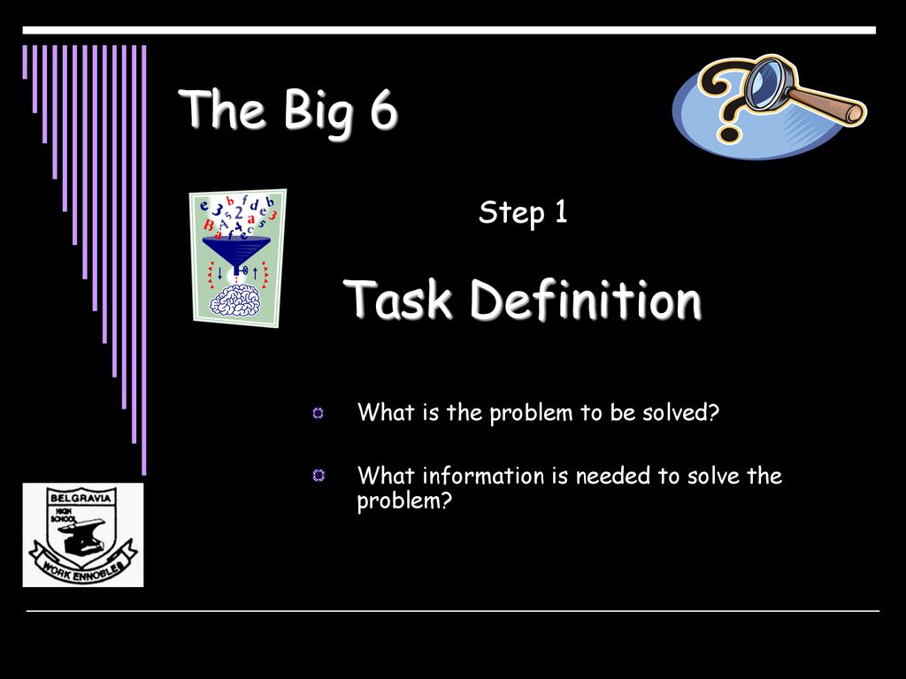 big 6 information problem solving model