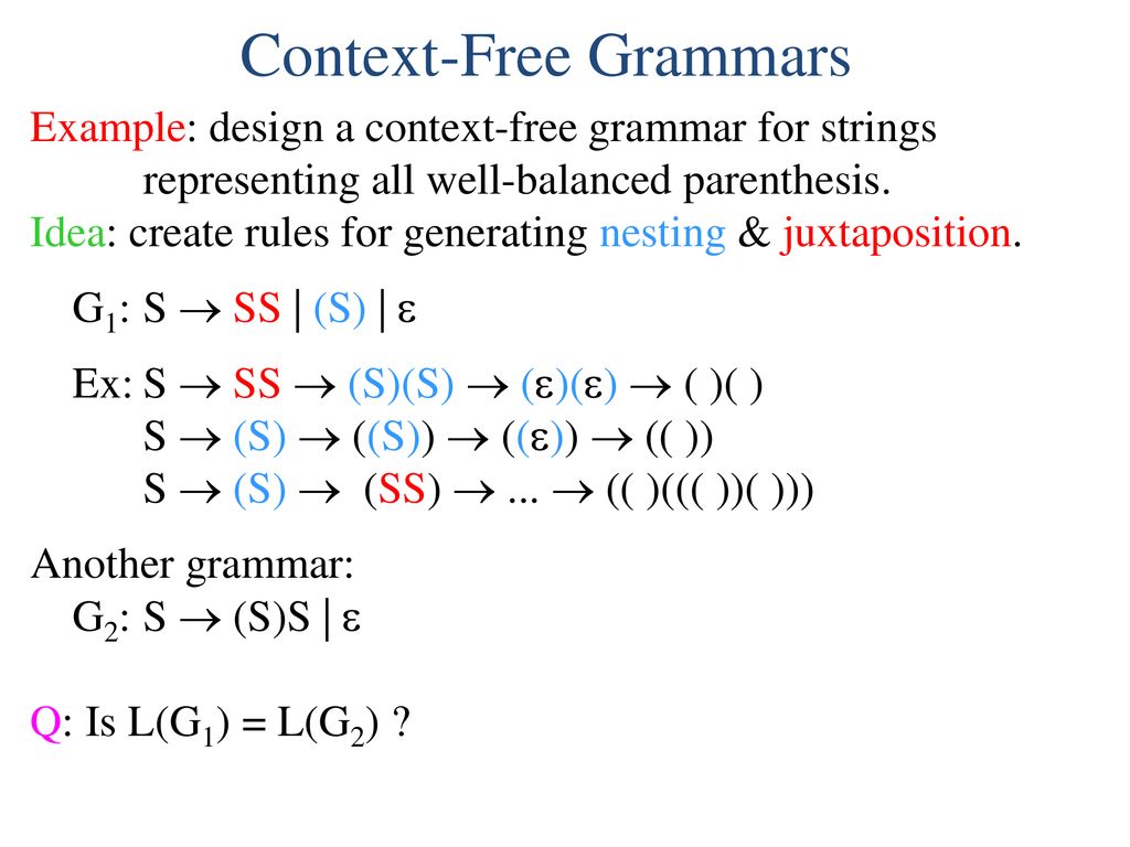 Formal Languages Alphabet A Finite Set Of Symbols Ppt Download