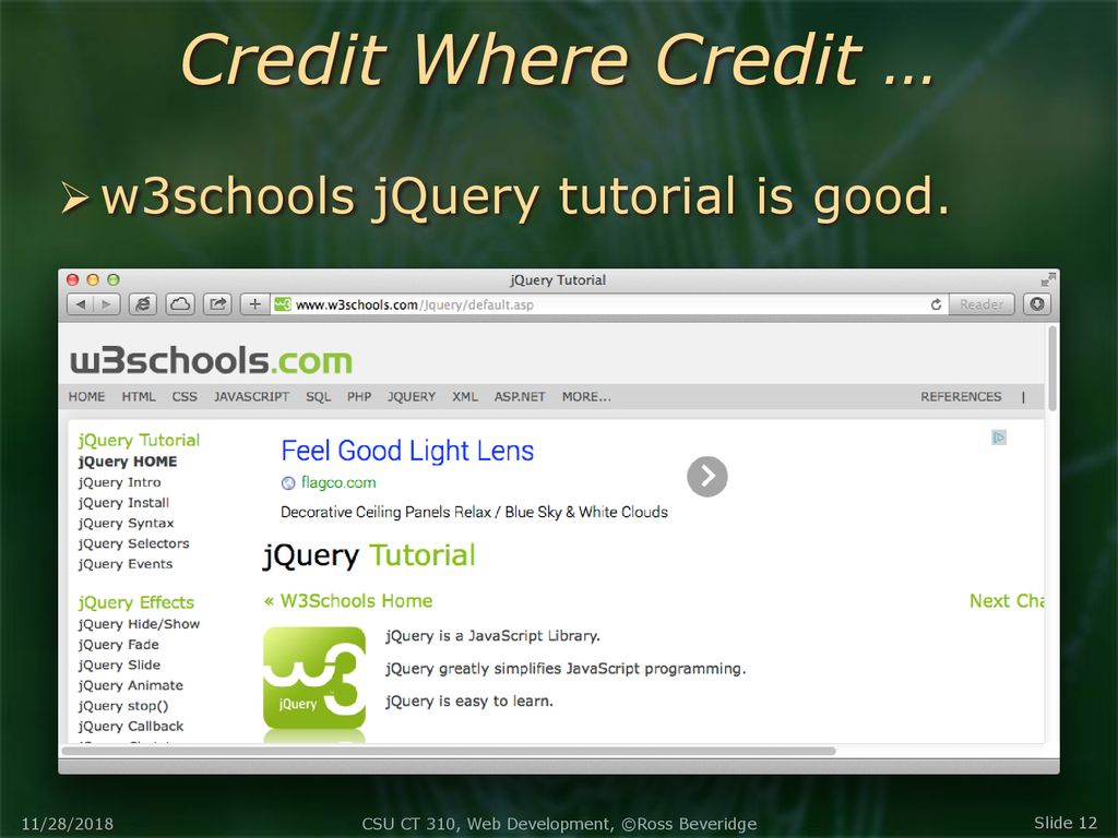  jquery course logo spider web photograph from morguefile openstock