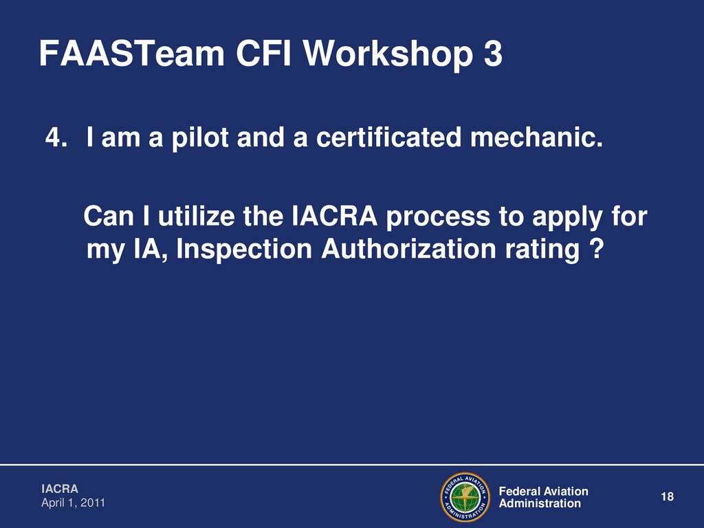 Integrated Airman Certification and/or Rating Application ppt download