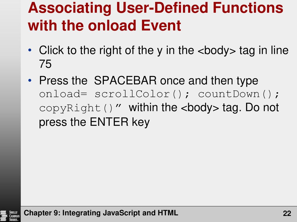 Integrating JavaScript and HTML - ppt download