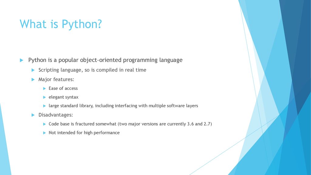 What Is Python Programming Language Features