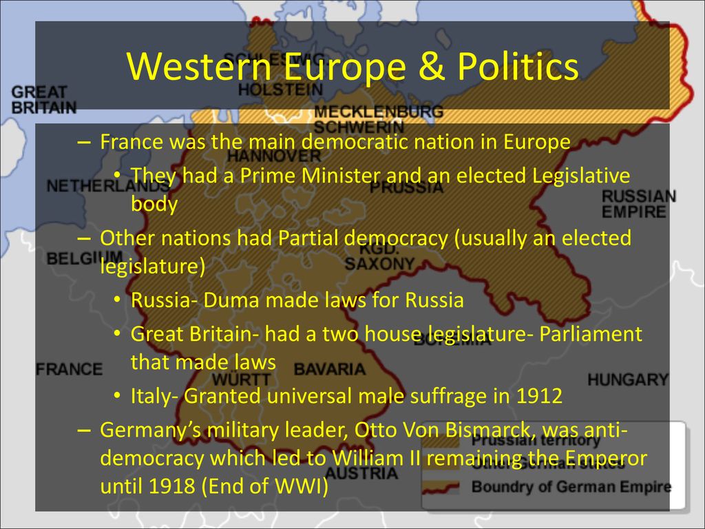 Western Europe & Politics
