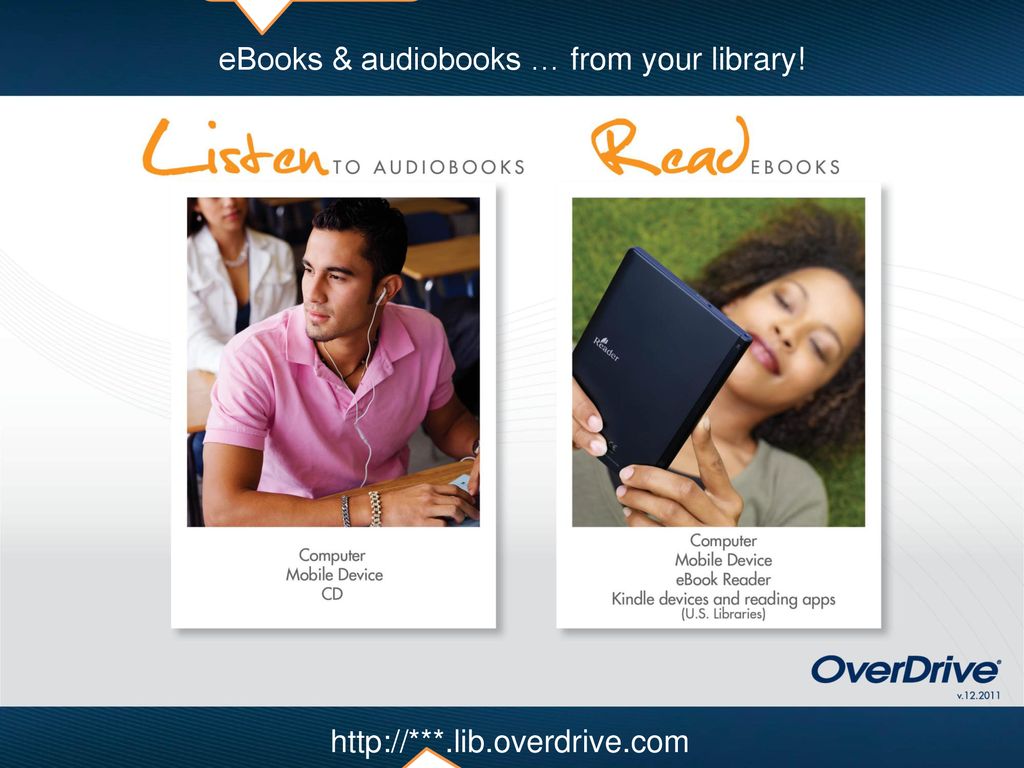 Ebooks audiobooks from your library ppt download
