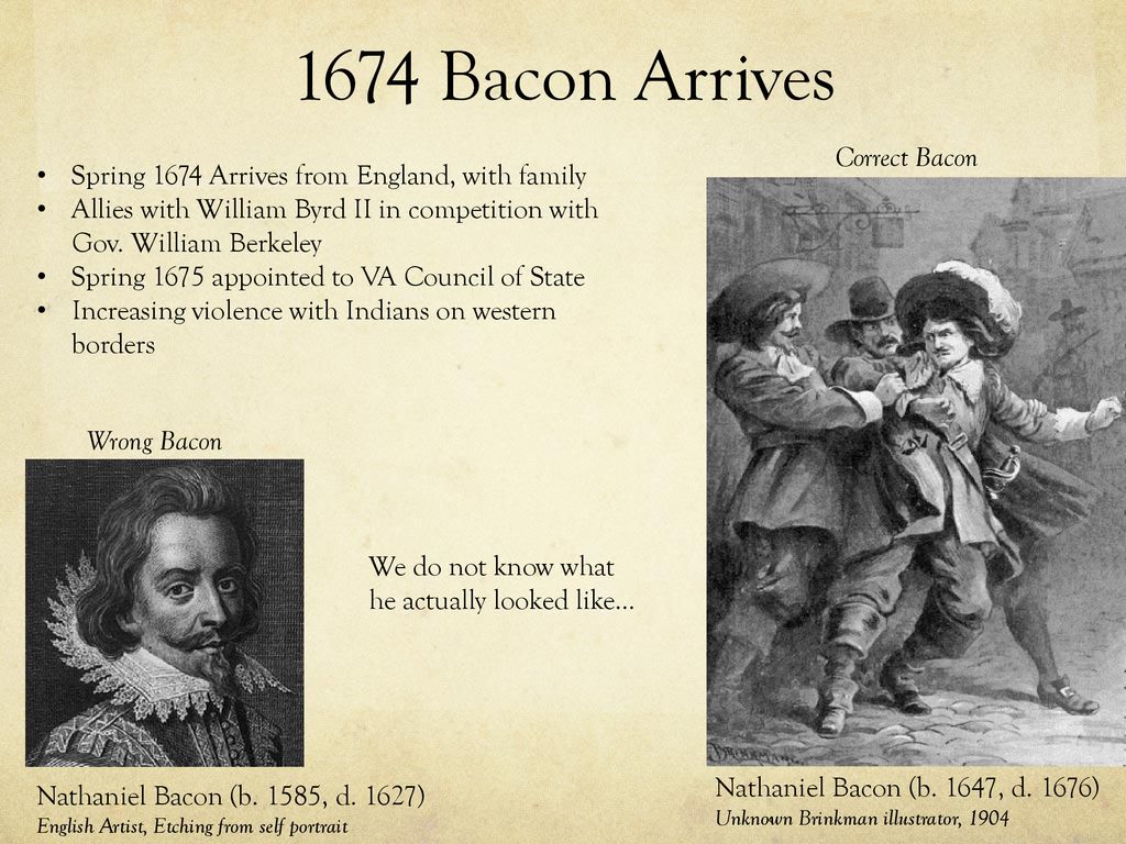 Biography of Nathaniel Bacon - Bacon's Rebellion