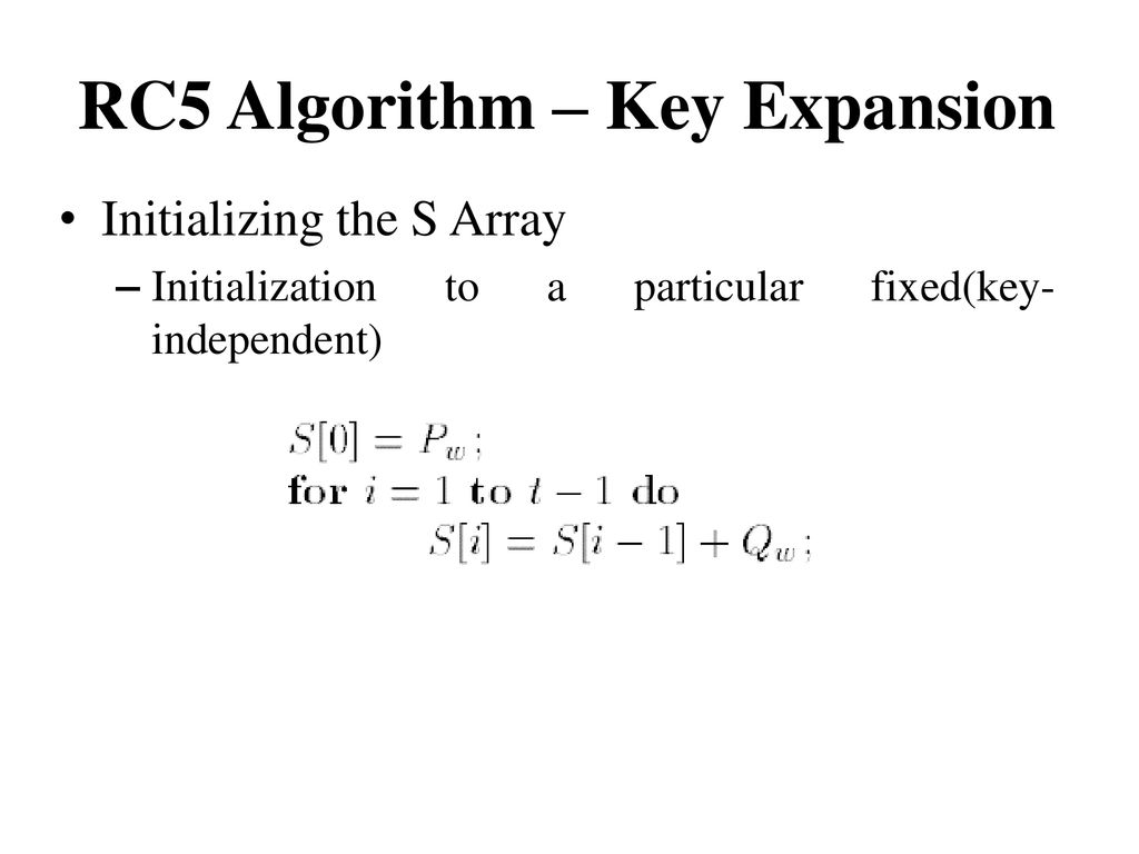 Rc5 Key Expansion Algorithm at Rafaela Woodruff blog
