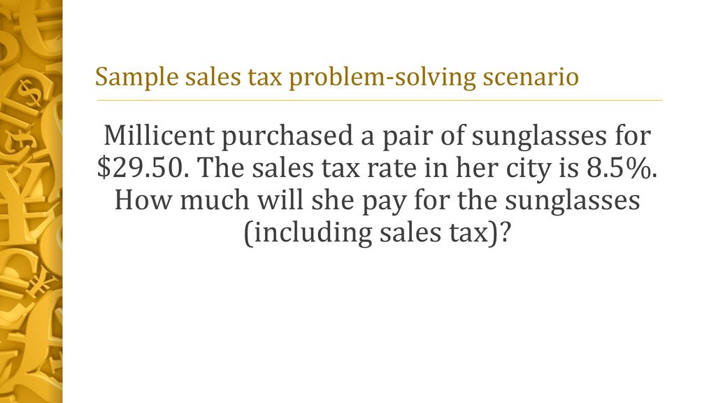 8 5 Sales Tax Chart