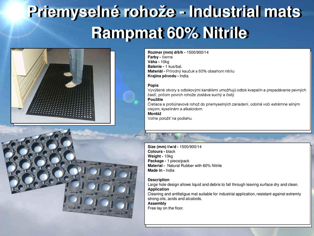 Čistiace rohože - Cleaning mats - ppt download