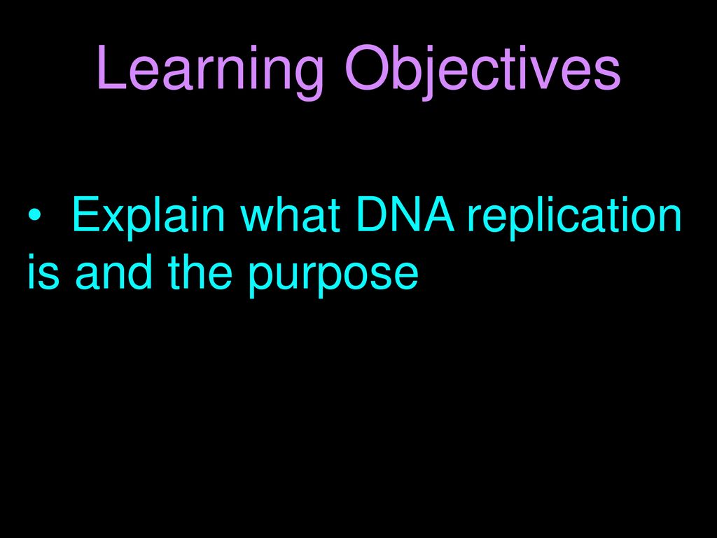 Dna replication ppt download
