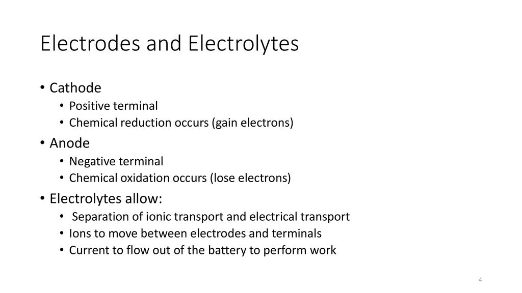 Battery Technology. - ppt download