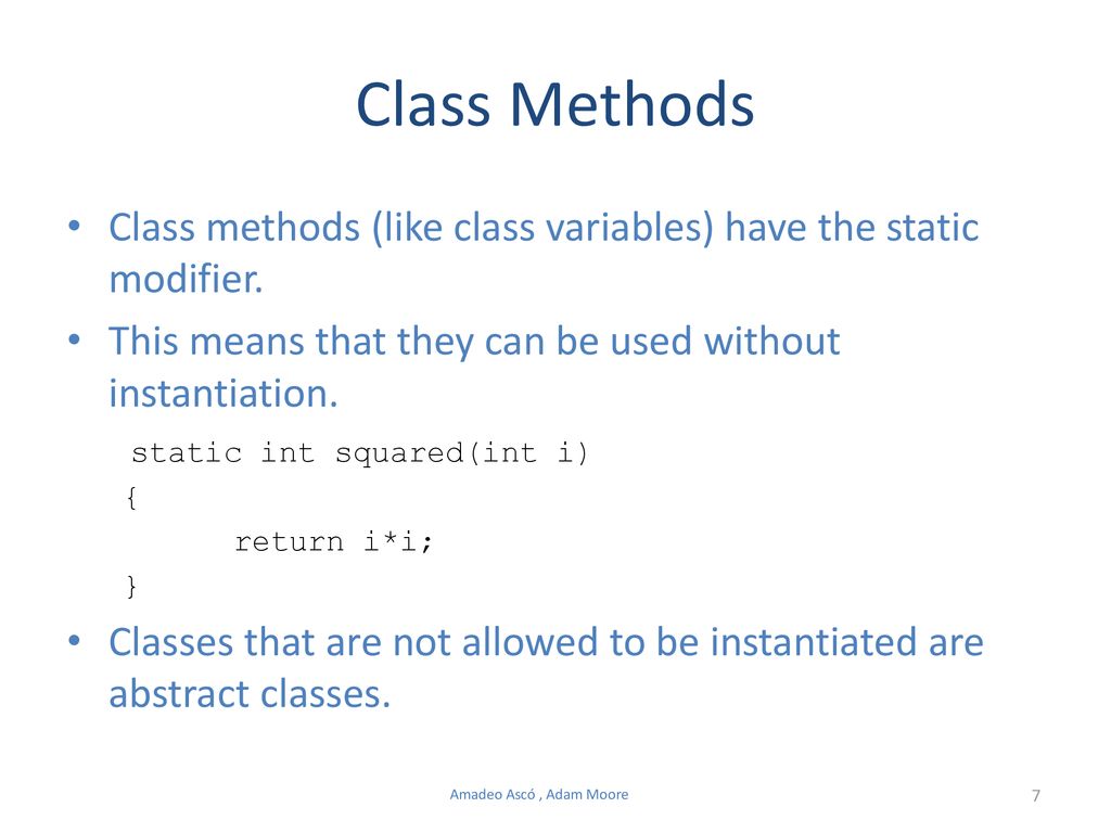 Classes & Objects: Examples - ppt download